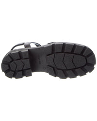 Sergio Rossi Twenty Buckle Leather Sandal
