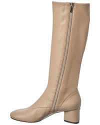 Sergio Rossi Pilier Leather Knee-High Boot