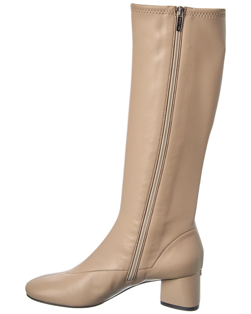 Sergio Rossi Pilier Leather Knee-High Boot