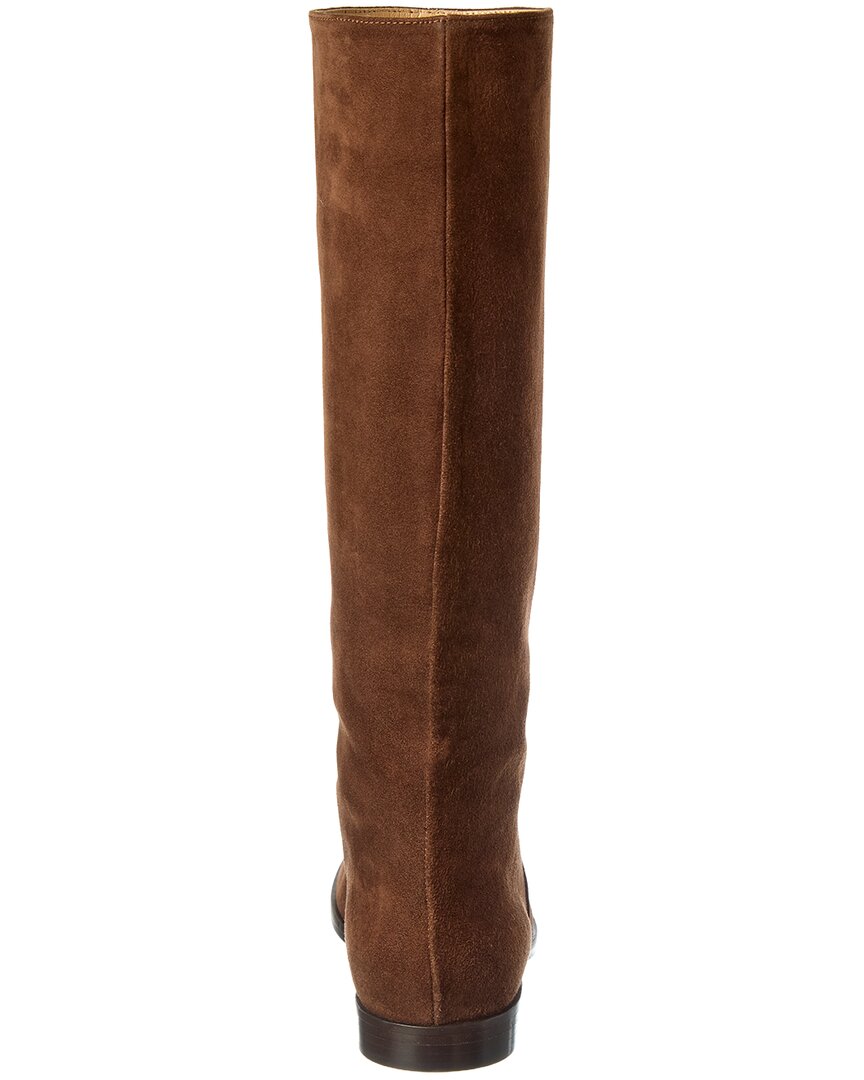 Sergio Rossi Chevallier Suede Knee-High Boot