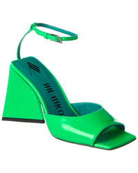 The Attico Piper Leather Sandal Green 37