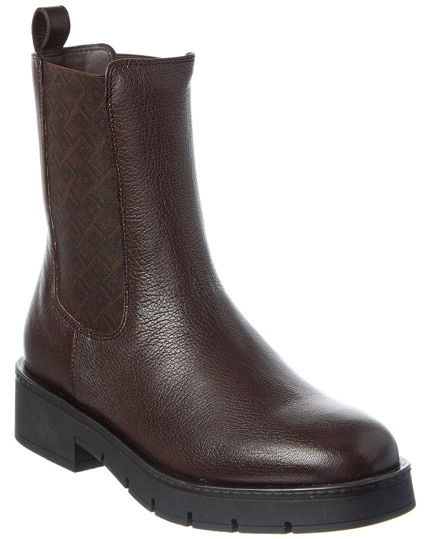 Ferragamo Ferragamo Mojave Leather Chelsea Boot