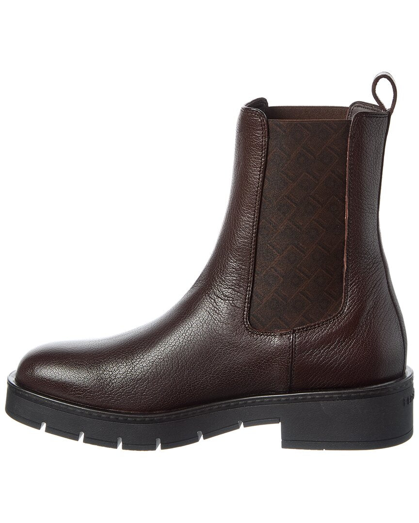 Ferragamo Ferragamo Mojave Leather Chelsea Boot