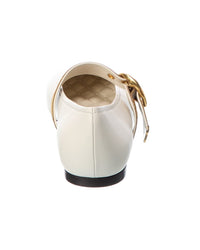 Burberry Burberry Check Robin Leather Ballerina Flat