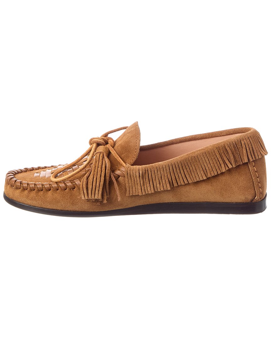 Isabel Marant Fitza Suede & Leather Moccasin