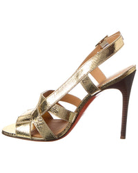 Santoni Leather Slingback Sandal