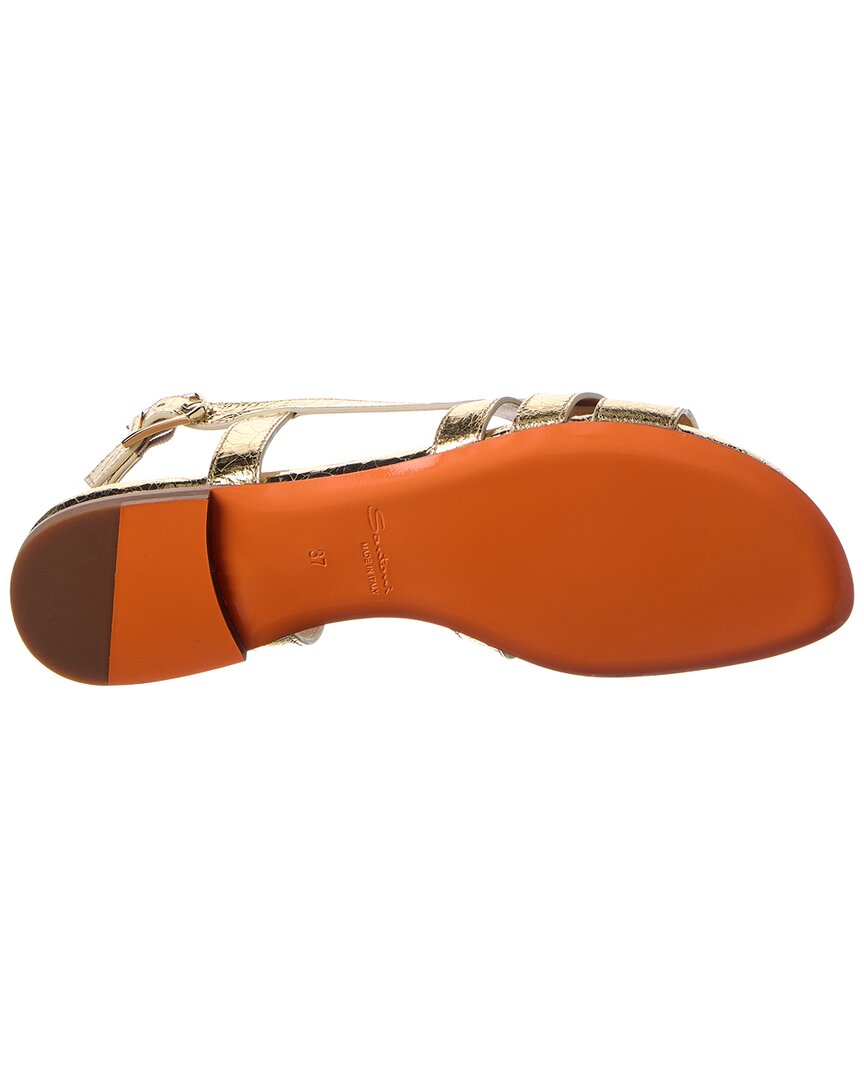 Santoni Leather Sandal