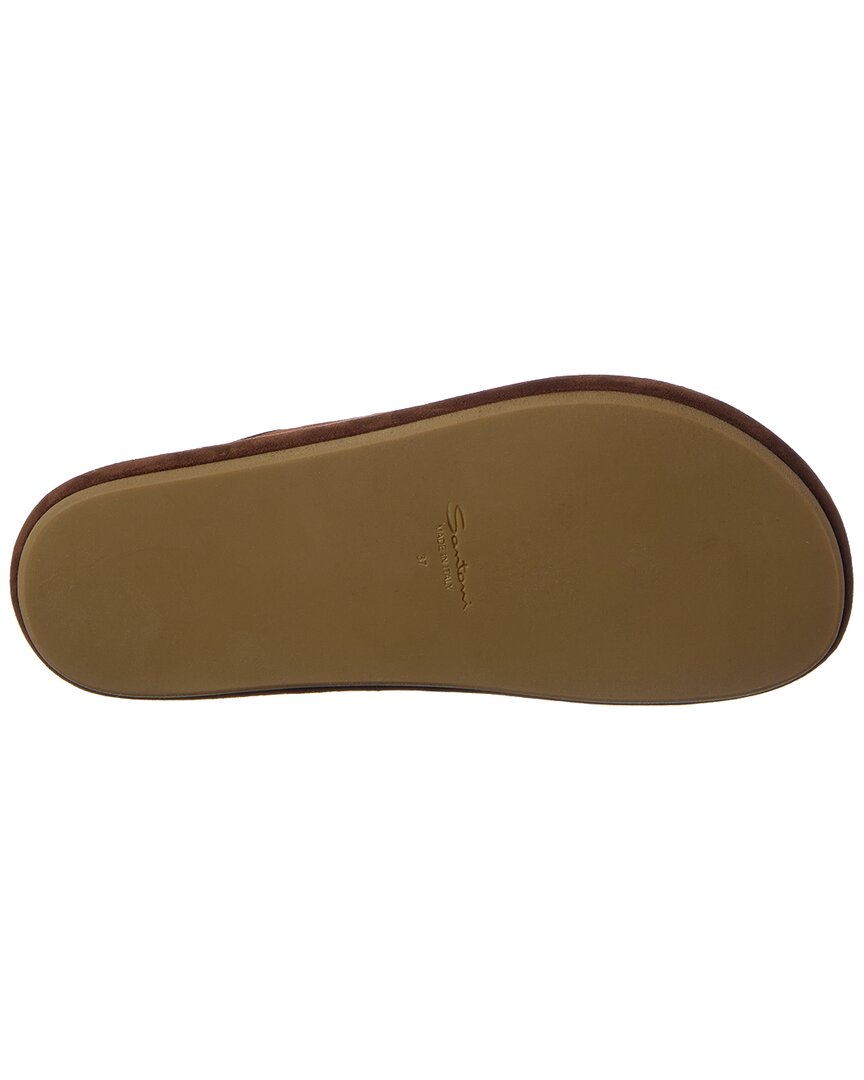 Santoni Suede Sandal