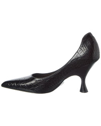 Dior Century Croc-Embossed Leather Pump