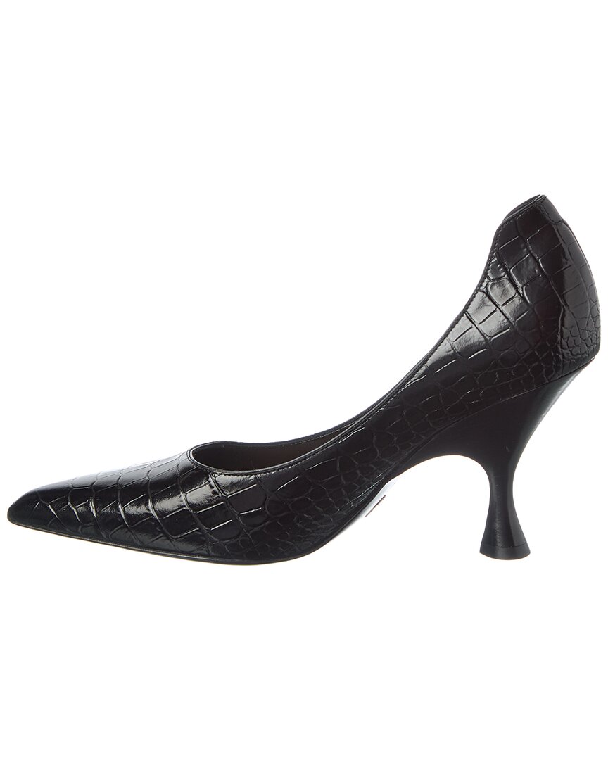 Dior Century Croc-Embossed Leather Pump