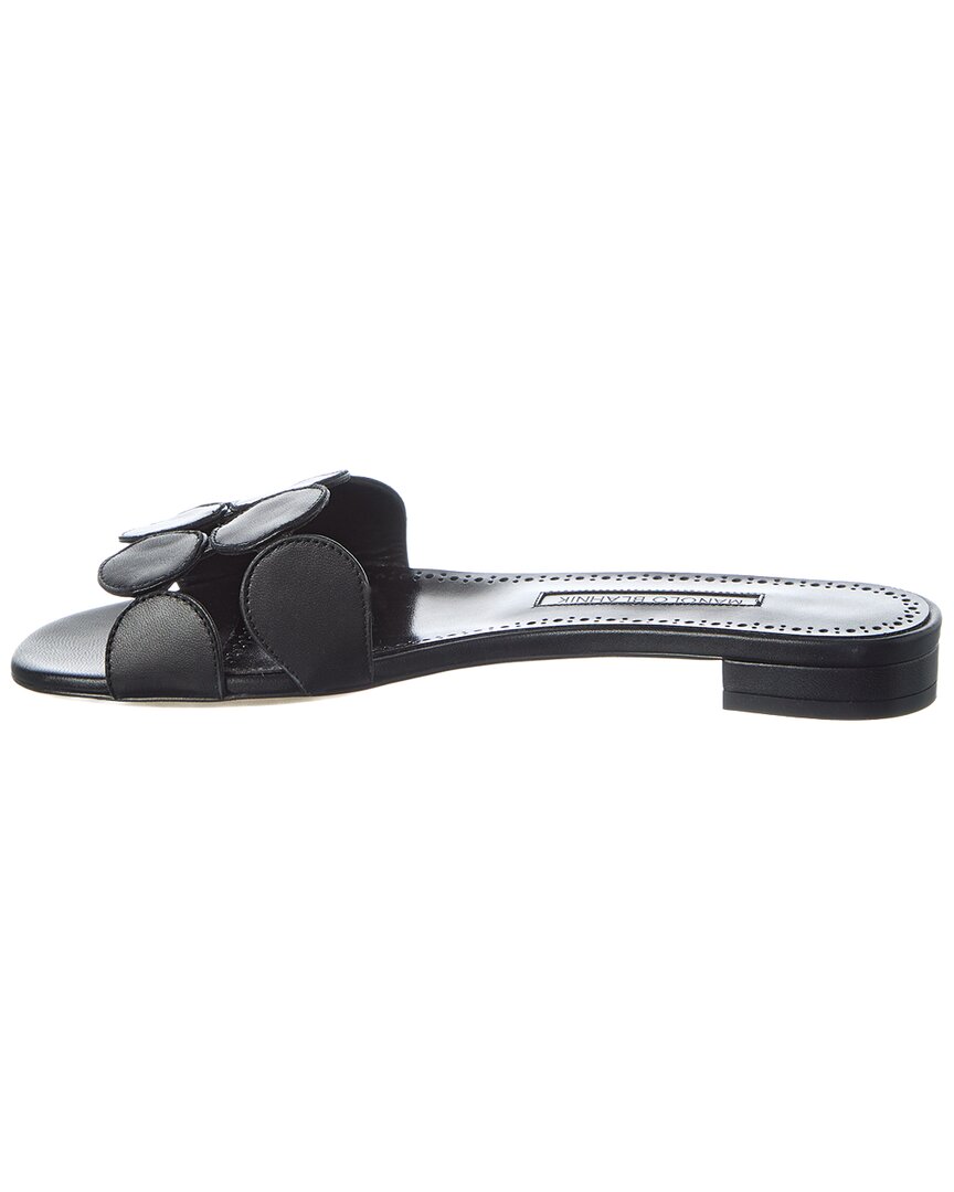 Manolo Blahnik Haribalmu Leather Sandal