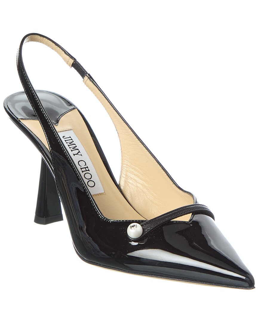 Jimmy Choo Amita 85 Patent Slingback Pump