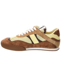 Chloé Chloé Kick Leather, Suede & Canvas Sneaker