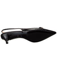 Gucci Horsebit Leather Slingback Pump