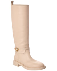 Gianvito Rossi Gianvito Rossi Ribbon Cavalier 20 Leather Knee-High Boot
