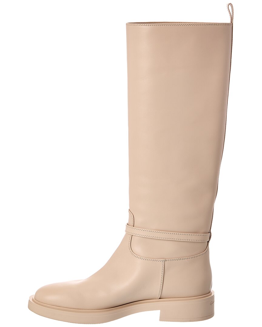 Gianvito Rossi Gianvito Rossi Ribbon Cavalier 20 Leather Knee-High Boot