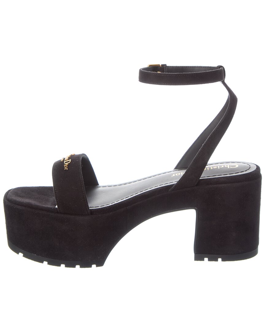 Dior D-Lane Suede Platform Sandal – Bluefly