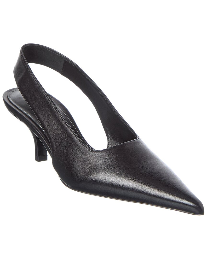 Toteme Classic Leather Slingback Pump