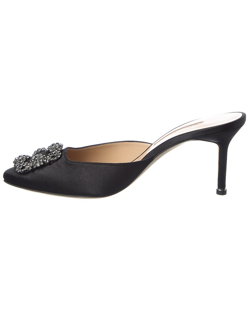 Manolo Blahnik Hangisimu 70 Satin Mule