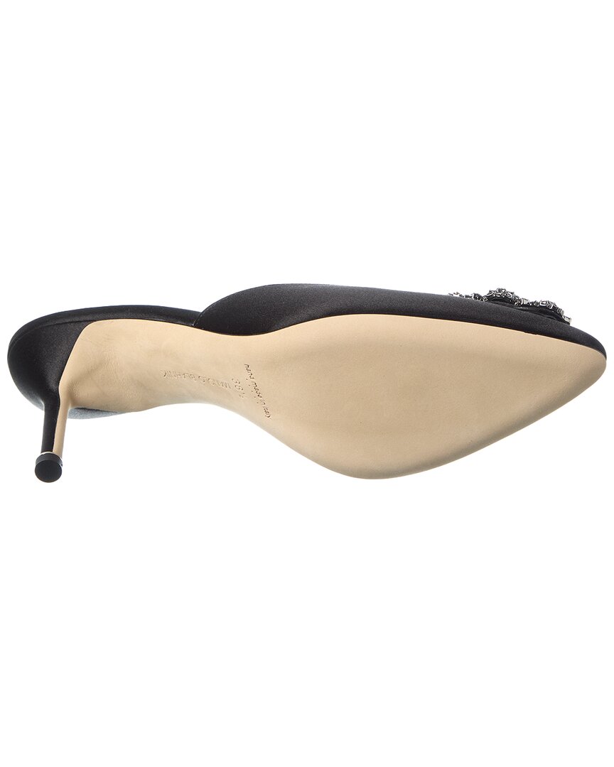Manolo Blahnik Hangisimu 70 Satin Mule