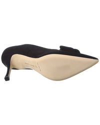 Manolo Blahnik Maysale 90 Suede Pump