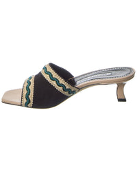 Manolo Blahnik Marebis 50 Suede Sandal