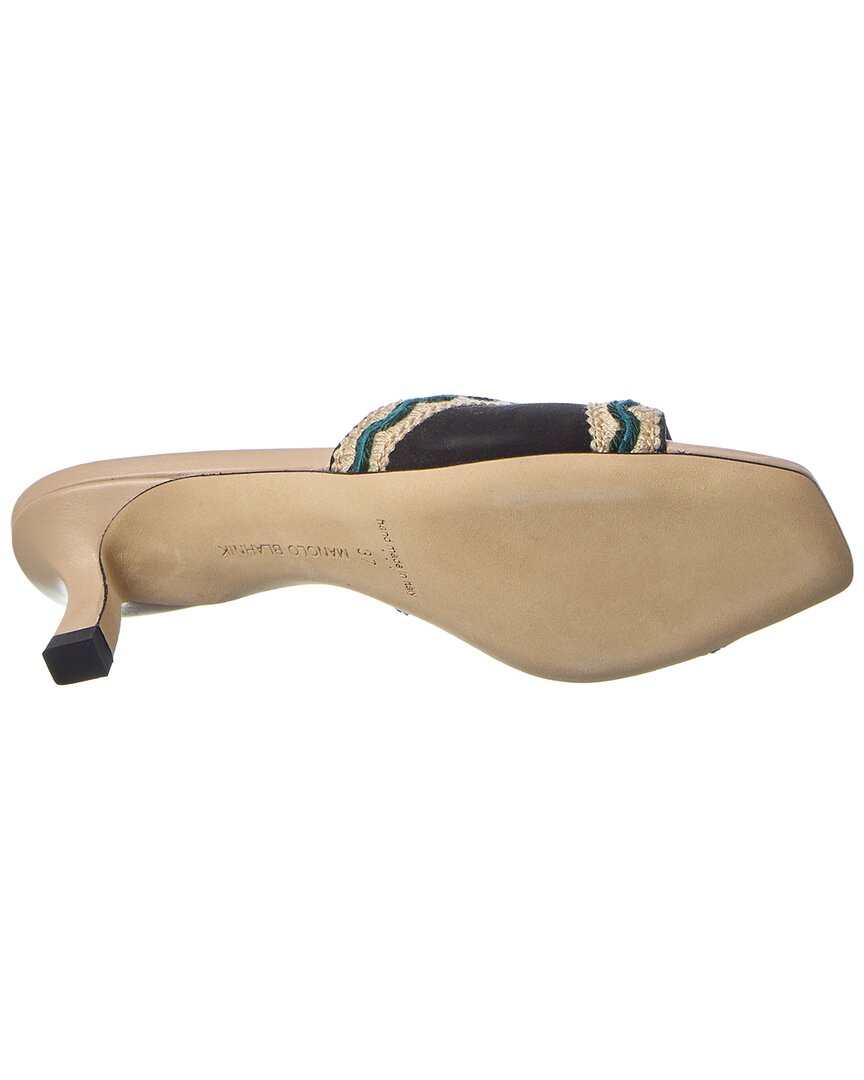 Manolo Blahnik Marebis 50 Suede Sandal
