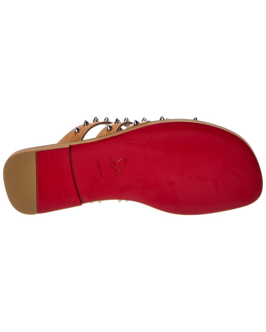 Christian Louboutin Charja Spike Leather Sandal – Bluefly