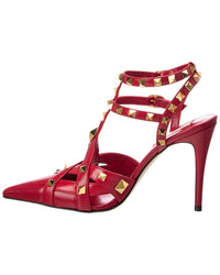 Valentino Rockstud Caged 100 Leather Pump