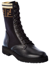 FENDI Fendi Ff Motif Leather Boot