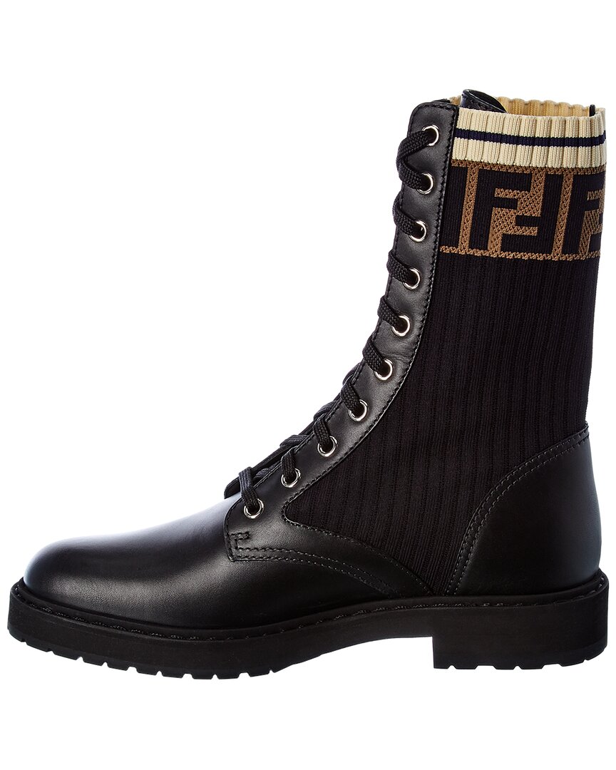 FENDI Fendi Ff Motif Leather Boot