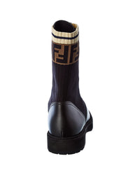 FENDI Fendi Ff Motif Leather Boot