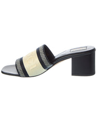 Gucci Web Canvas Mule