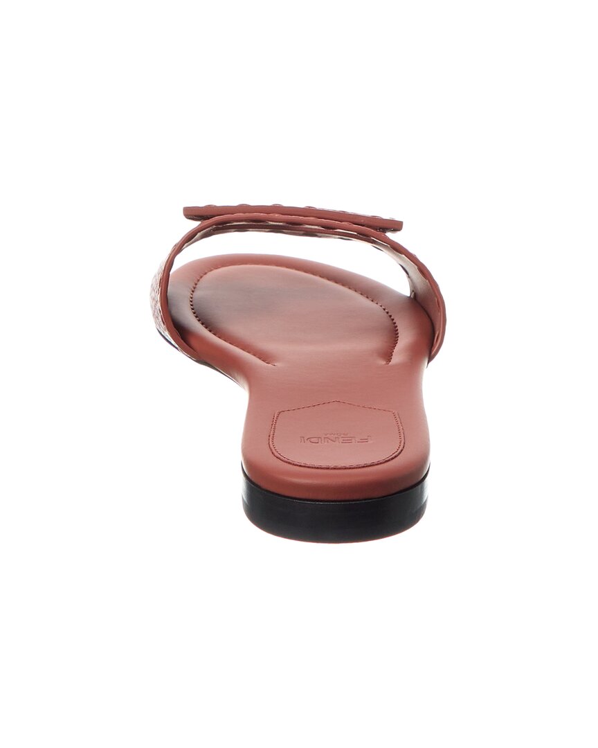 FENDI Fendi Ff Baguette Leather Sandal
