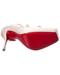 Christian Louboutin Cassiastic 100 Satin Pump