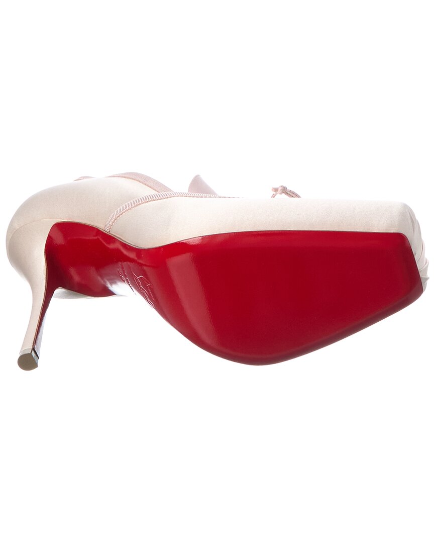 Christian Louboutin Cassiastic 100 Satin Pump