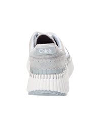 Chloé Chloé Nama Suede & Satin Sneaker