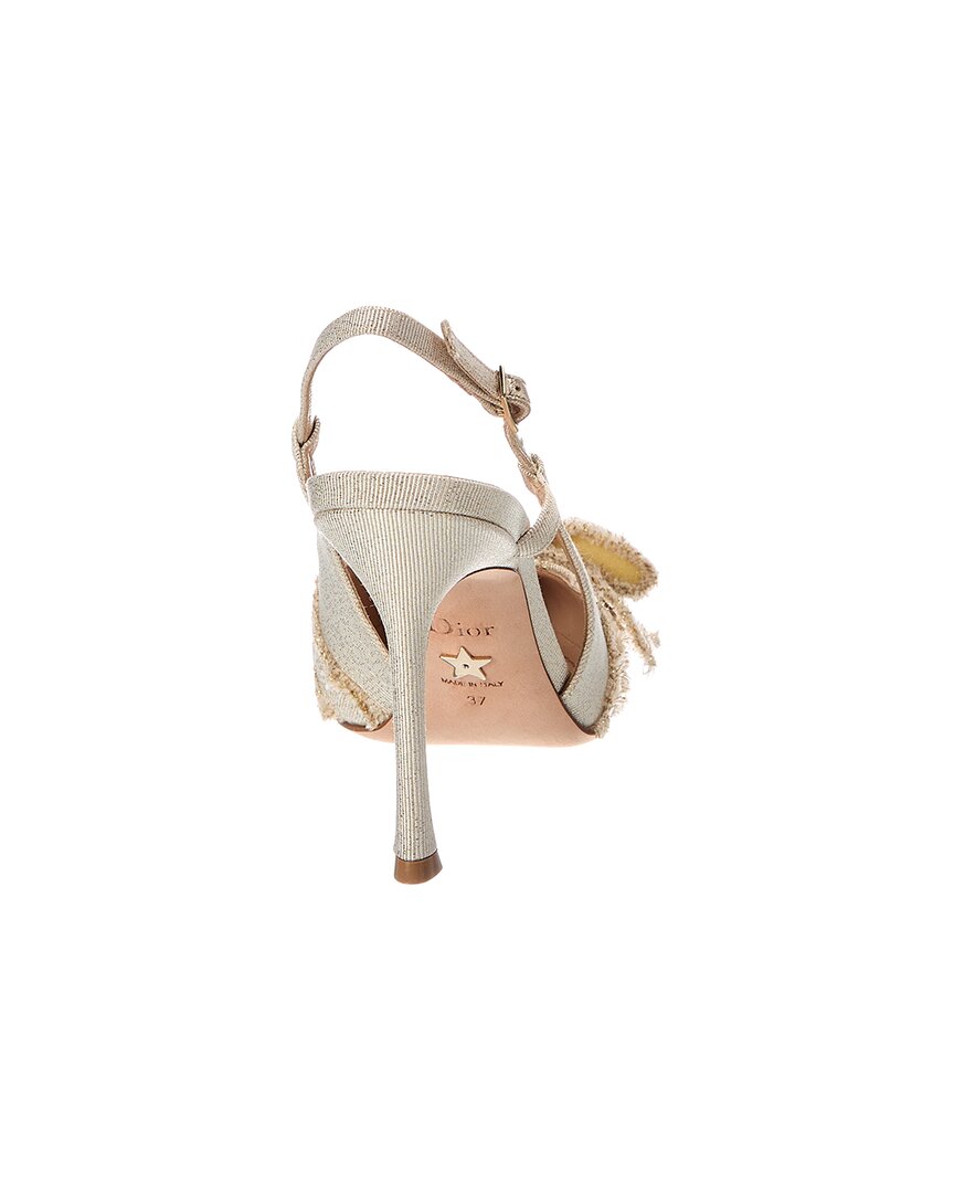 Dior Dior Adiorable Canvas Slingback Pump