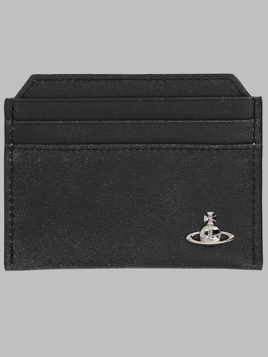 Vivienne Westwood Women Portacarte Slim In Pelle Con Orb