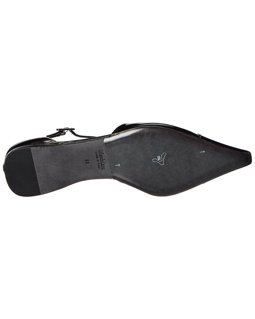 Max Mara Leather Flat