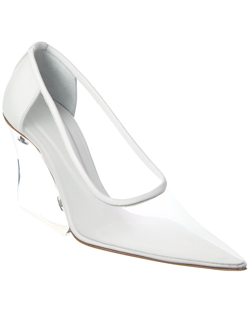 Sportmax Aia1234 Mesh & Leather Pump