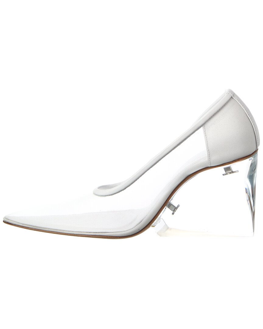 Sportmax Aia1234 Mesh & Leather Pump