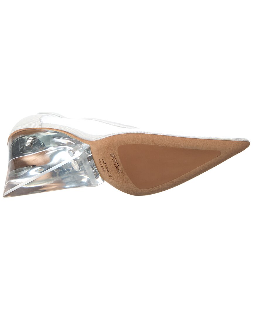 Sportmax Aia1234 Mesh & Leather Pump