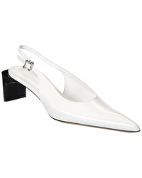 Sportmax Attila Leather Slingback Pump