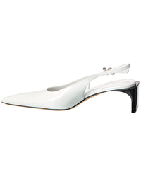 Sportmax Attila Leather Slingback Pump