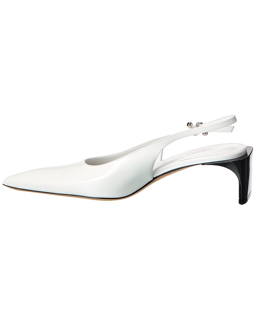 Sportmax Attila Leather Slingback Pump