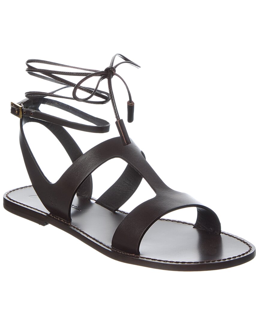 Weekend Max Mara Lemma Leather Sandal