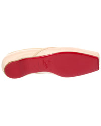 Christian Louboutin Cassiasticina Satin Ballerina Flat