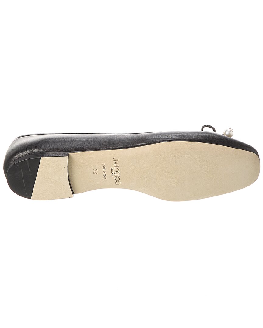 Jimmy Choo Elme Leather Flat