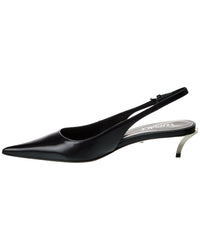 Versace Pin-Point Leather Pump